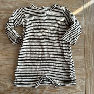 Rylee + cru striped romper